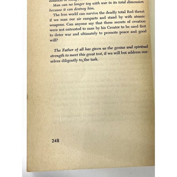 WINGS FOR PEACE A Primer for a New Defense by Bonner Fellers (1953, Paperback) - Picture 6 of 6